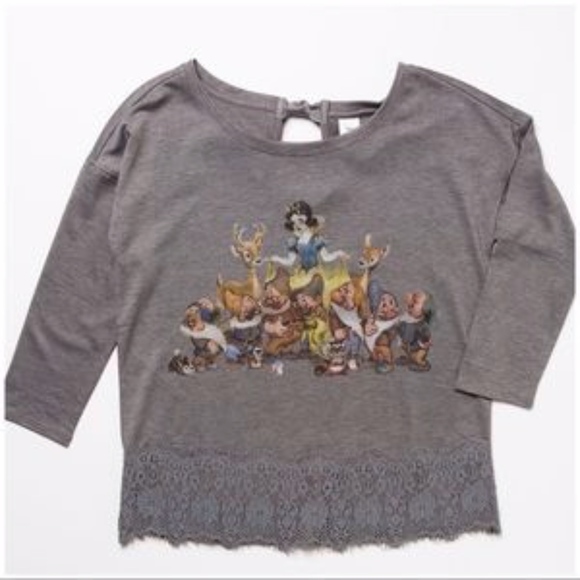 DISNEY Snow White by Lauren Conrad Graphic Top L - Picture 5 of 6